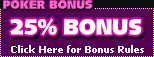 25% Bonus in Flamingo Online Casino