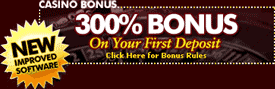 300% Bonus in Golden Palace Casino