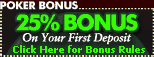 25% Bonus in Golden Palace Casino
